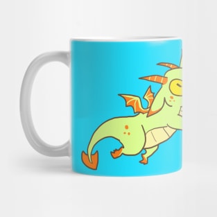 Cute Baby Green Dragon Mug